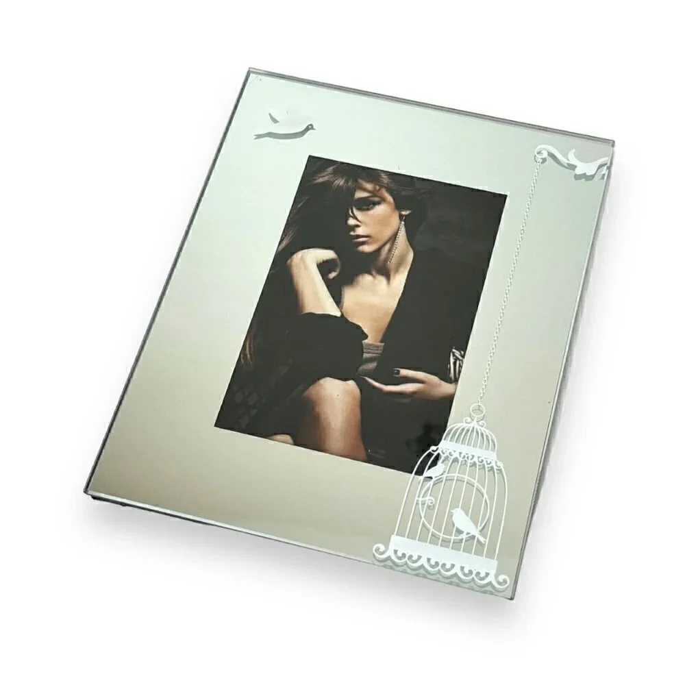 New Modern Mirror Picture Photo Frame 3.5” x 5.5”